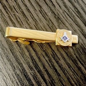 Masonic tie clip -SWANK